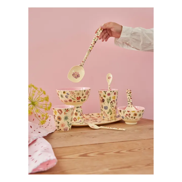 Rice Assiette rectangulaire Floral Dream | Rose