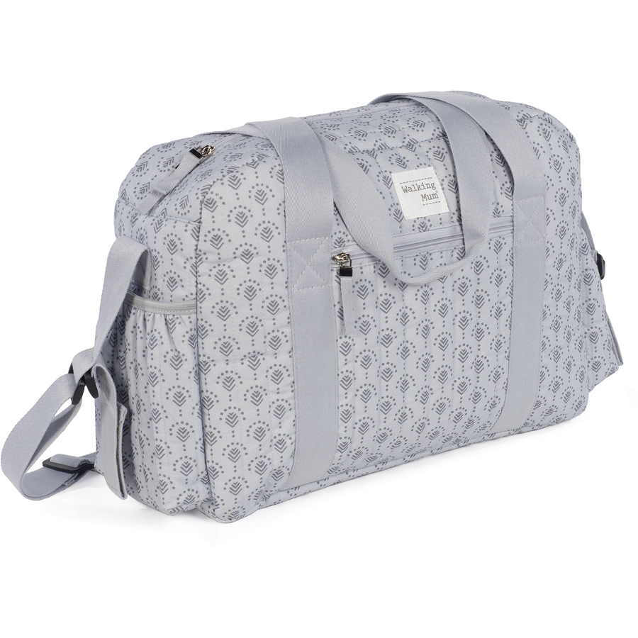 Walking Mum Wickeltasche Indian Ash grau