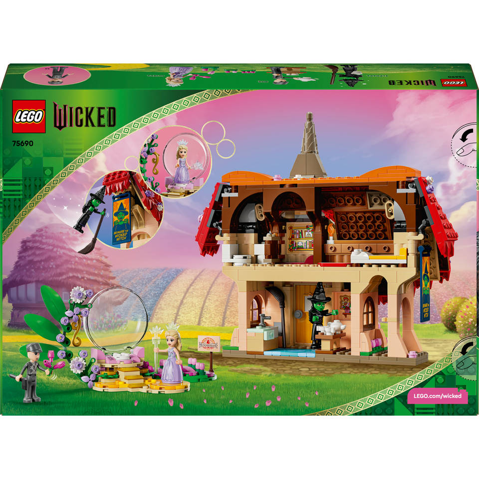 LEGO Wicked Glinda en Elphaba bezoeken Munchkinland 75690
