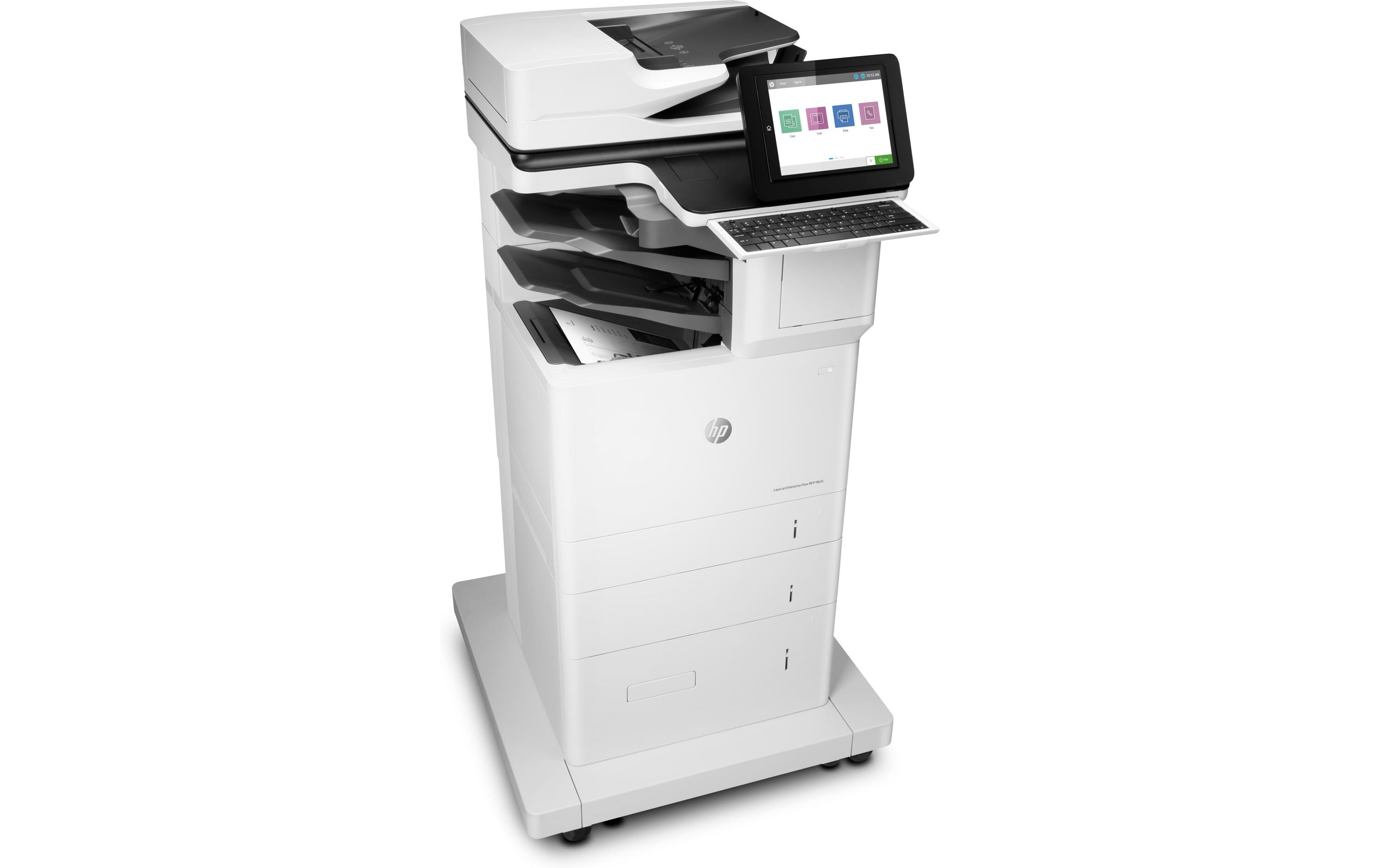 Multifunktionsdrucker LaserJet Enterprise Flow MFP M635z<br>4-in-1-Monolaser-Multifunktionsdrucker für grosse Arbeitsgruppen