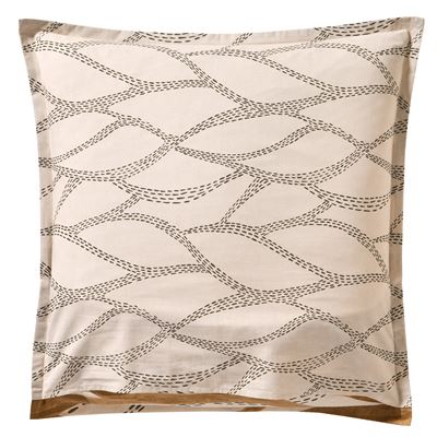 Linge de lit ondes graphiques
