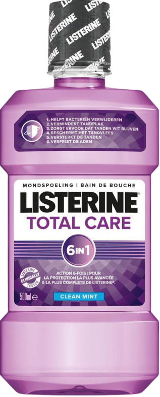 Listerine Mondspoeling Total Care Clean Mint 500ml