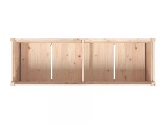 Jardinière 150x50x70 cm bois de pin massif