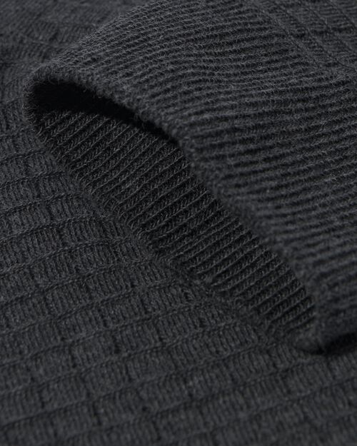 chaussettes pour hommes 1 paire avec carreaux en 3D  gris foncé
