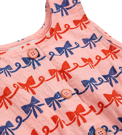 Bobo Choses Sommerstrampler - Band Bow - Pink