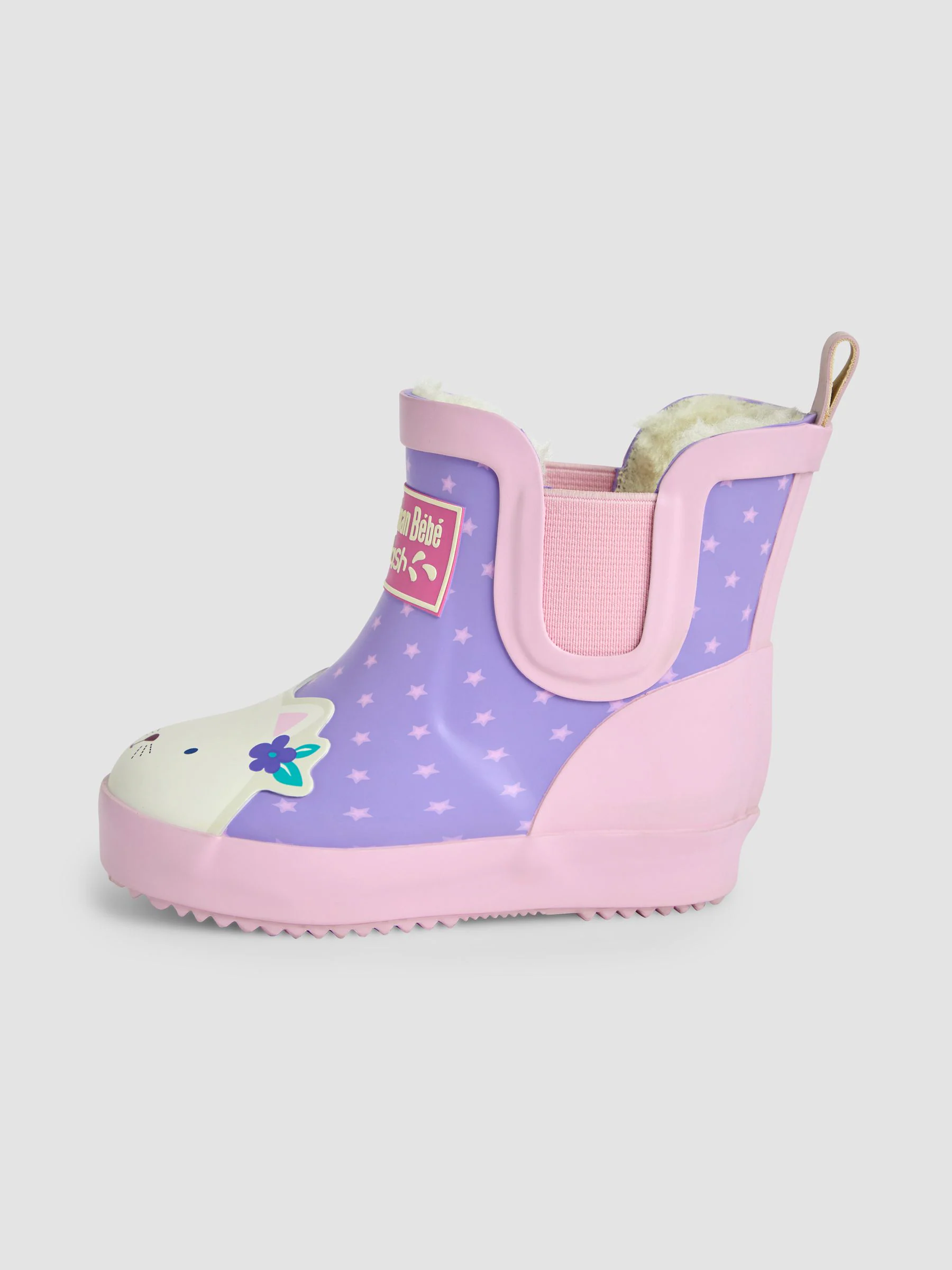 JoJo Maman Bébé Cosy Lined Cat Ankle Wellies