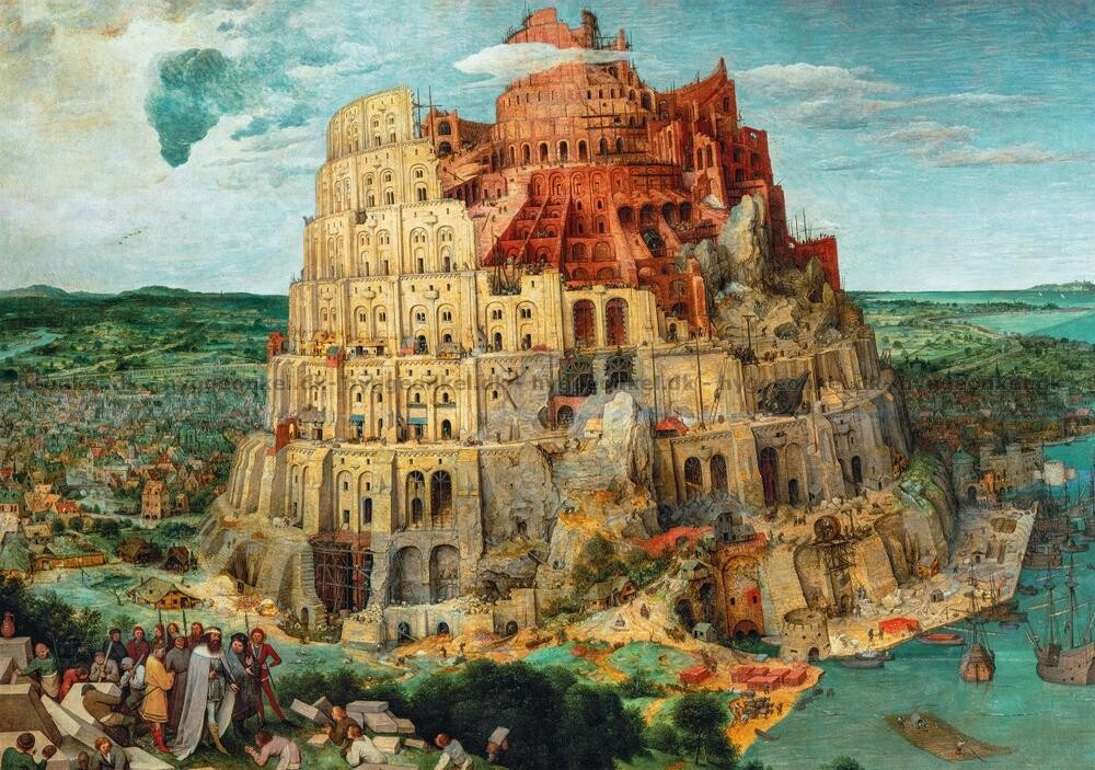 Clementoni Puslespil - Bruegel Tower - Museum - 1500 Brikker