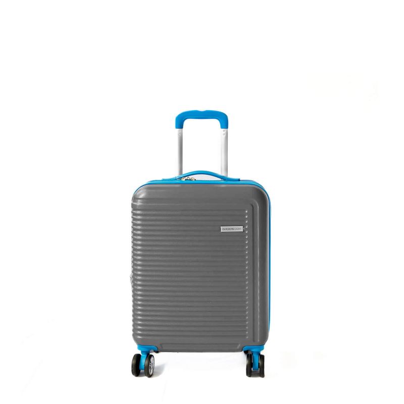 Valise cabine rigide Summer Bicolore extensible 55 cm Grey Blue