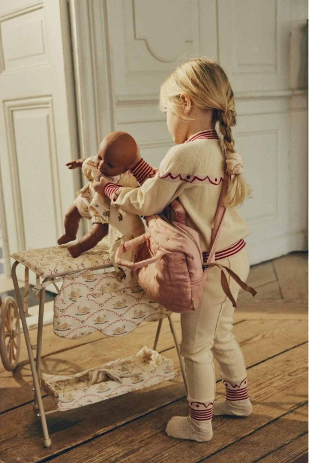 Konges Sløjd Doll Bag mahogany rose