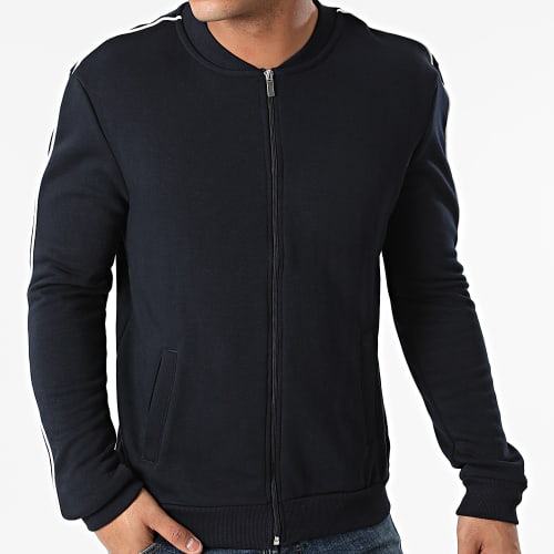 Veste Zippée Poncho Bleu Marine