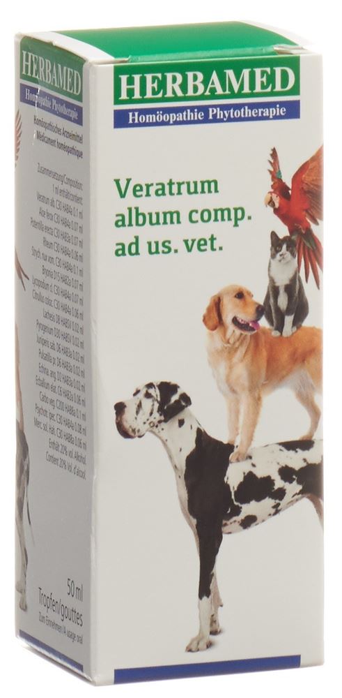 HERBAMED Veratrum album comp<br>50 ml, Tropfen, ad us vet