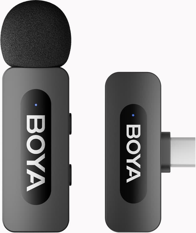 BOYA V10 trådløs clip-on-mikrofon