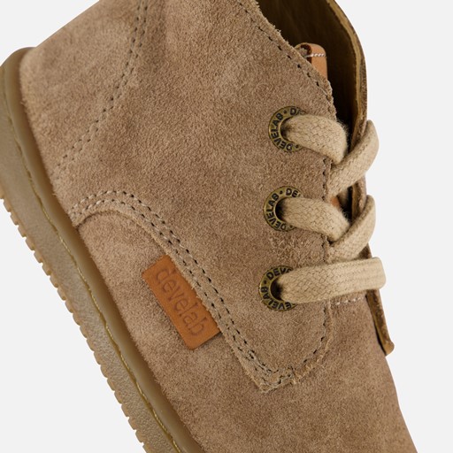 Develab Babyschoenen taupe Suede