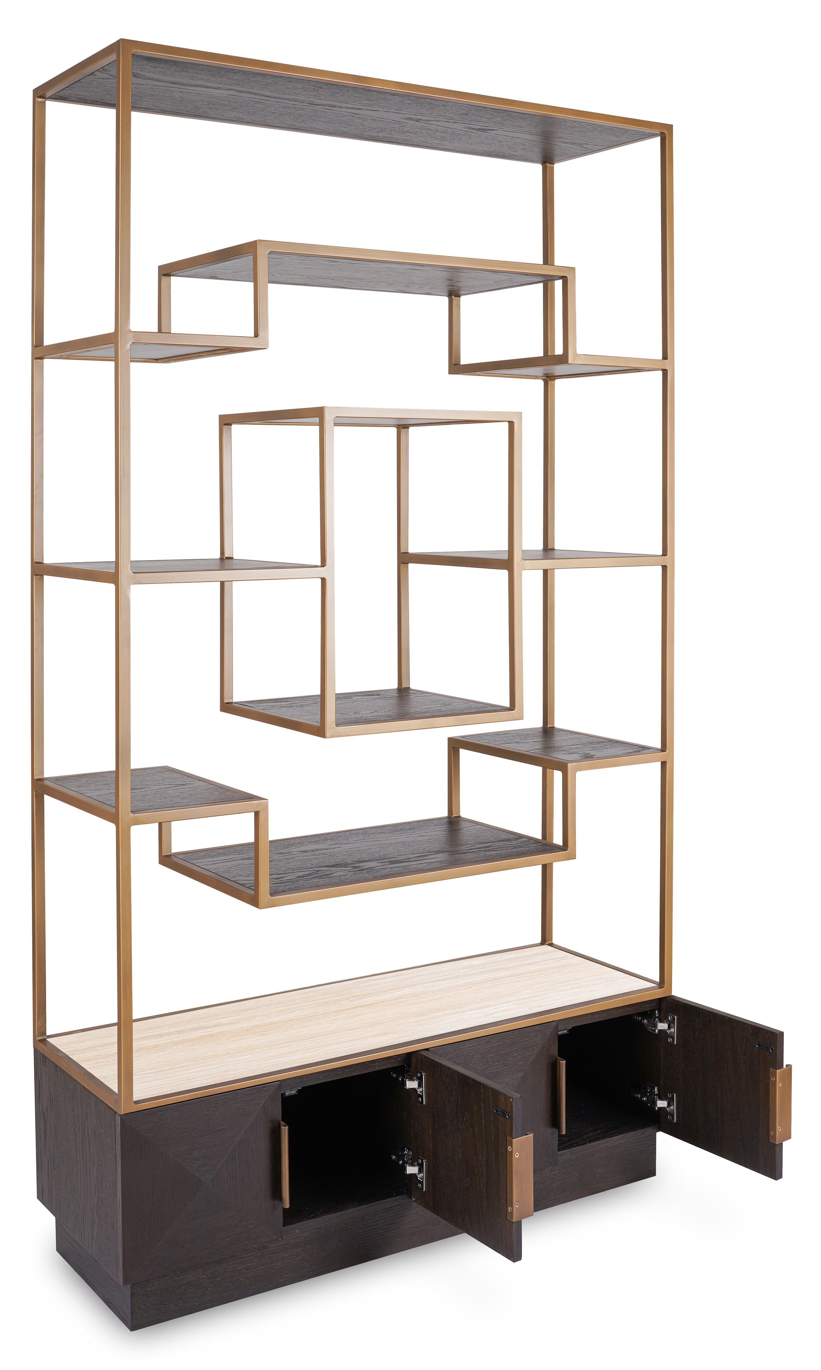Wandkast 212822 Claremont B119.5 x D42.5 x H220 cm