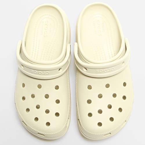 Claquettes Femme Classic Platform Clog Beige
