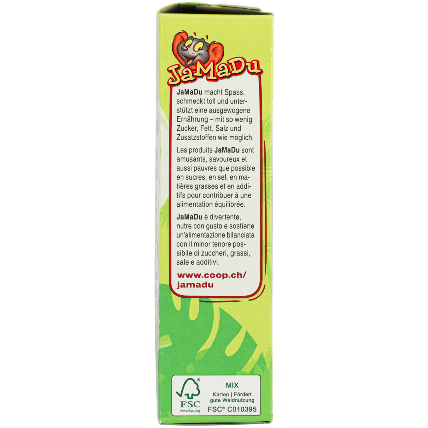 JaMaDu Riegel Apfel Karotte & Mango
