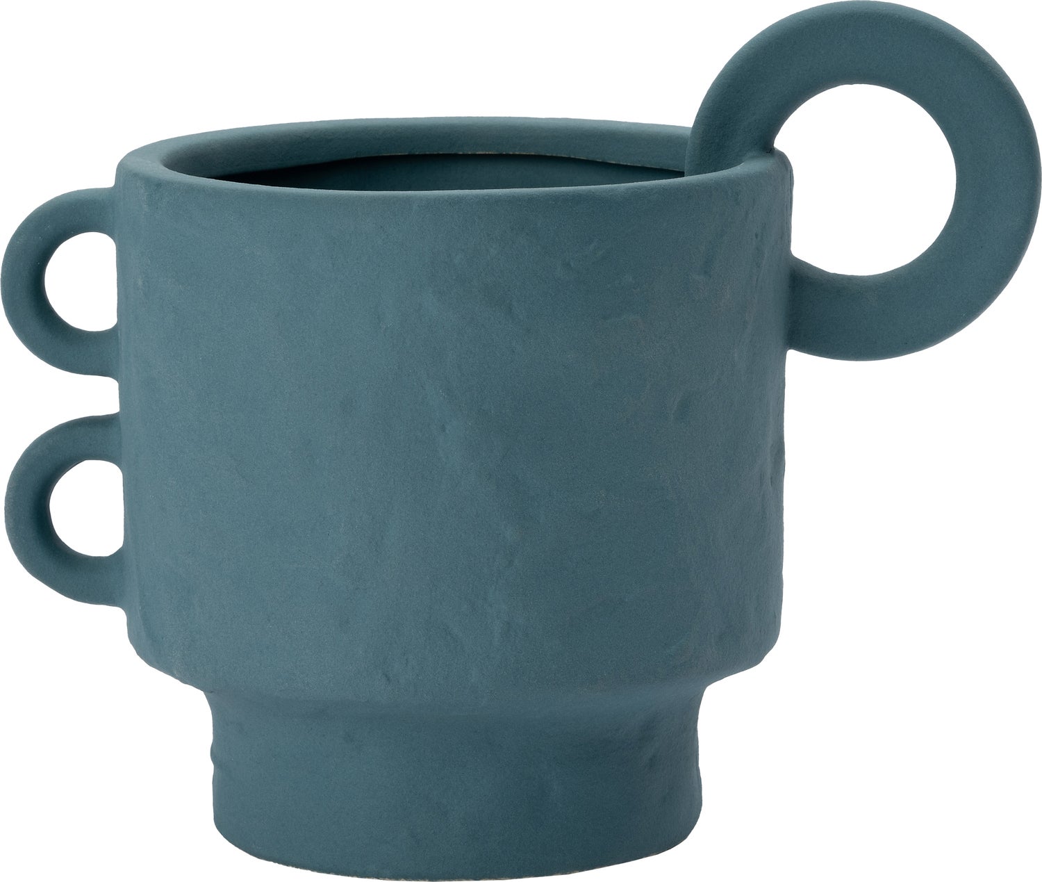 Intratuin vaas Bor blauw 24 x 15 x 19,2 cm