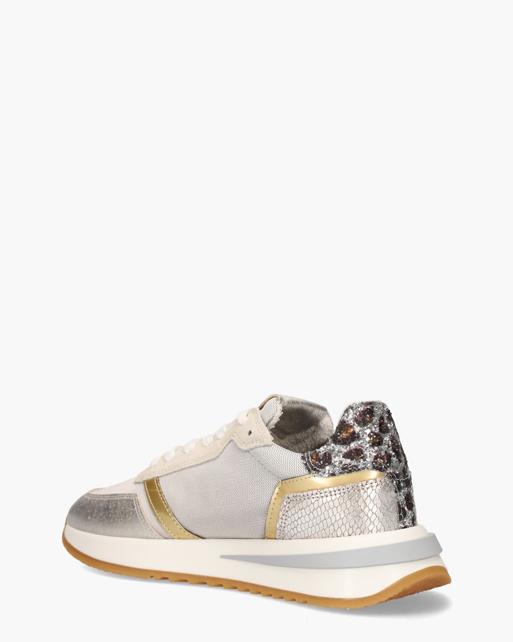 Philippe Model Tropez 2.1 Zilver/Goud Damessneakers