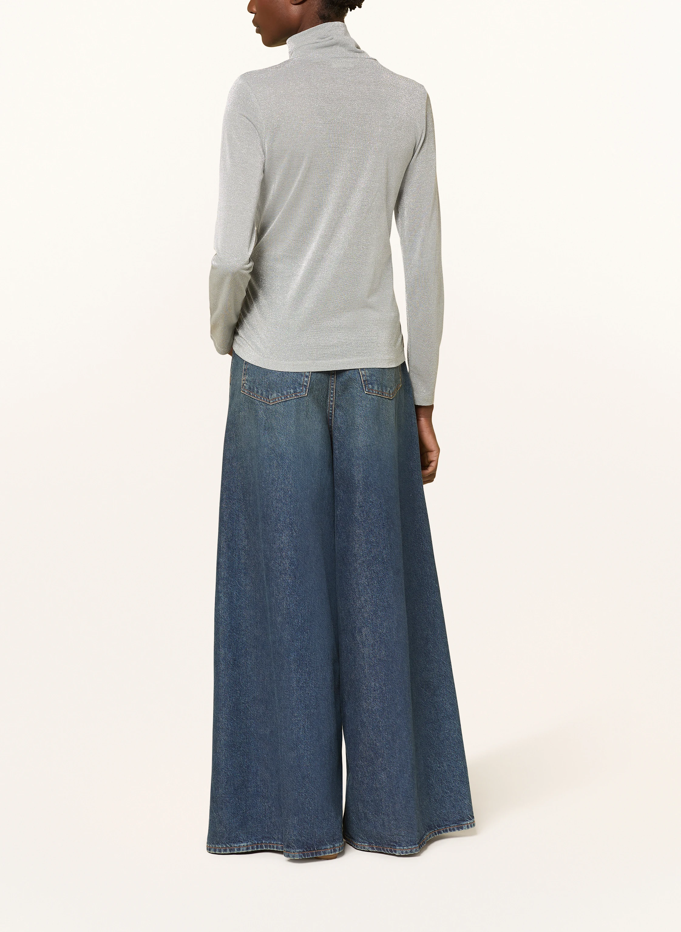 DRYKORN Rollkragenshirt ZERAFNE mit Glitzergarn