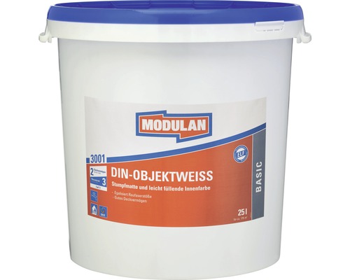 MODULAN 3001 DIN-Object Witte Muurverf Wit 25 l