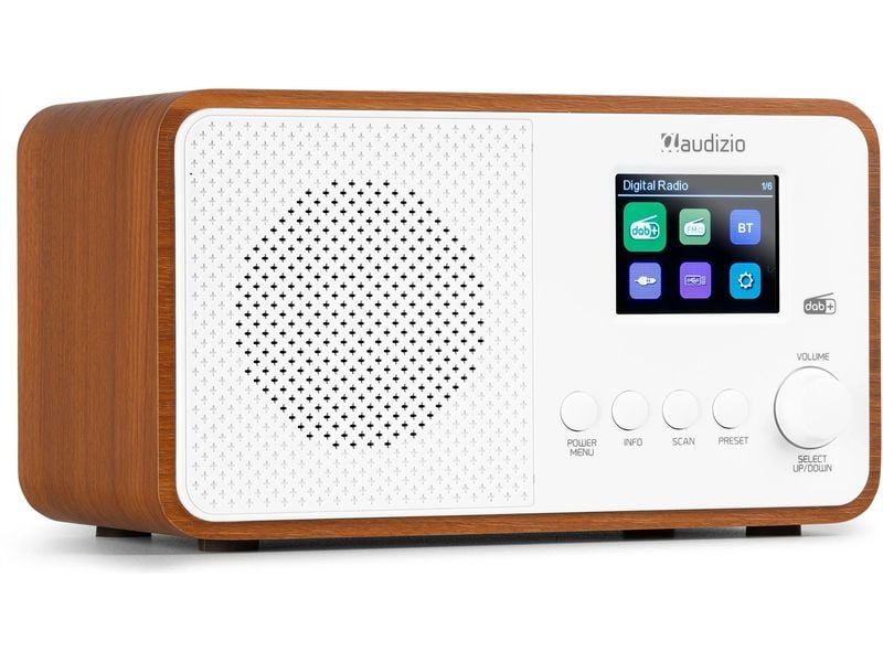 Audizio DAB  Radio Avio Weiss DAB  Radio mit Bluetooth