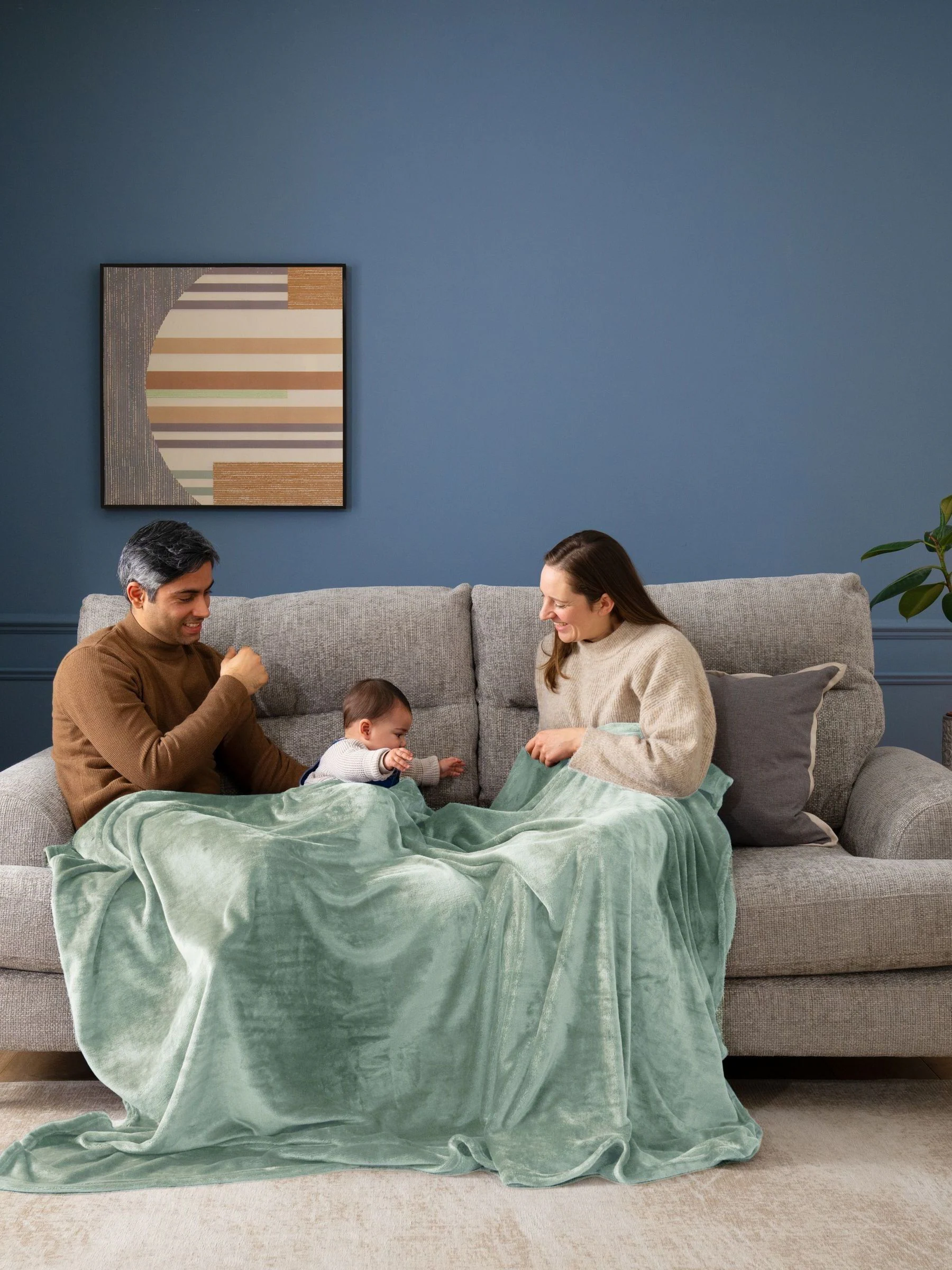 Pluche fleece sprei