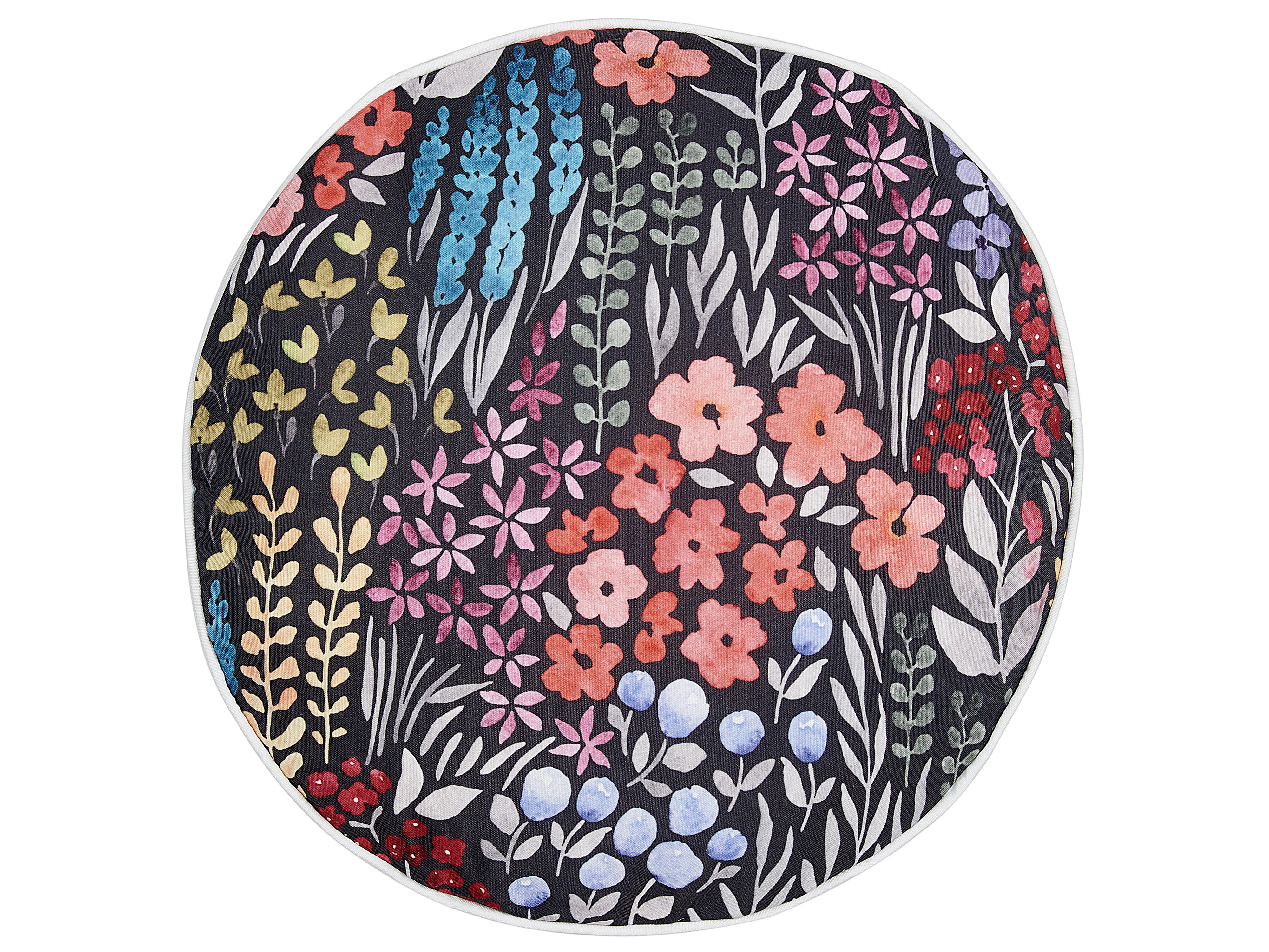 Set van 2 tuinkussens CASTELARO bloempatroon 40 x 40 cm Meerkleurig