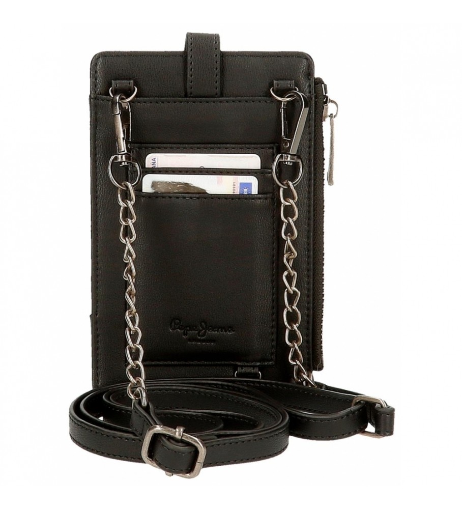 Bolsa de ombro para celular camuflada Pepe Jeans - 10,5 x 16,5 x 1 cm -