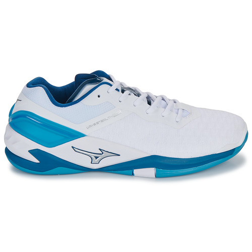 Mizuno - WAVE STEALTH NEO - Blanc / Bleu