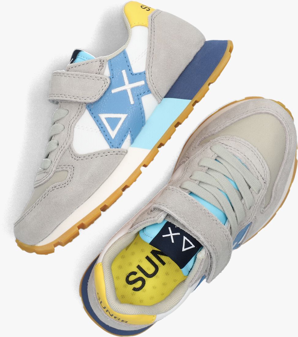 SUN68 grijze sun68 lage sneakers boys jaki bicolor