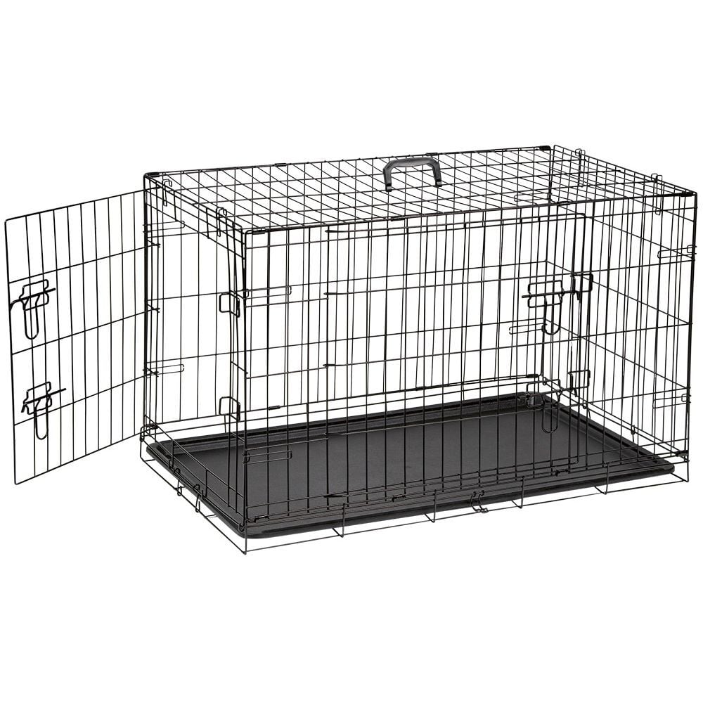 Cage de transport pliable métal noir