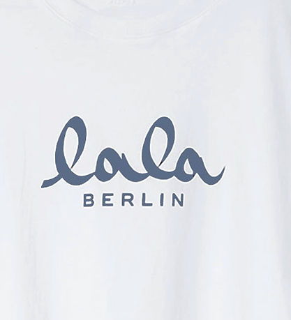 Lala Berlin T-Shirt - Cara - Weiß m. Blau