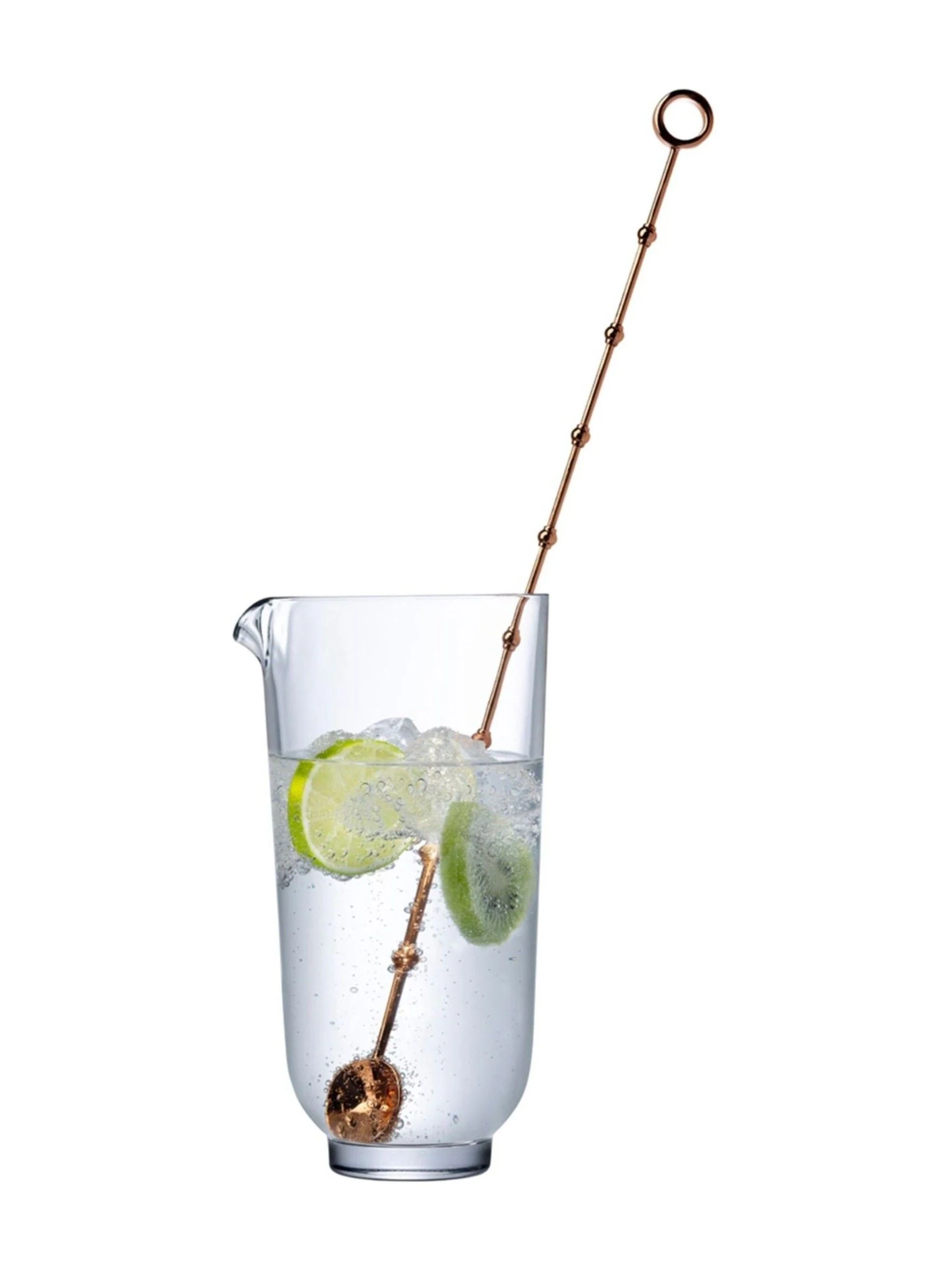 Nude Hepburn Mixing Glass with Metal Stirrer