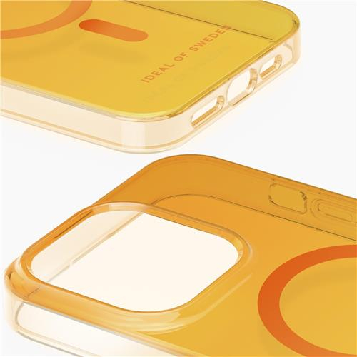 iPhone 15 Pro Max MagSafe Hardcase Hülle Clear Case Designer (IDCLCMS-I2367P-499) - Orange Spritz
