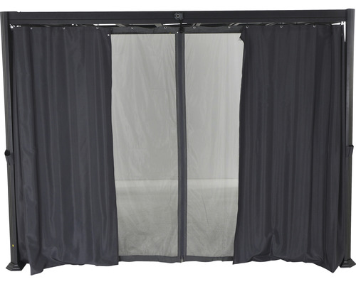 Klamboe Florence 300x216, 32 /m² antraciet