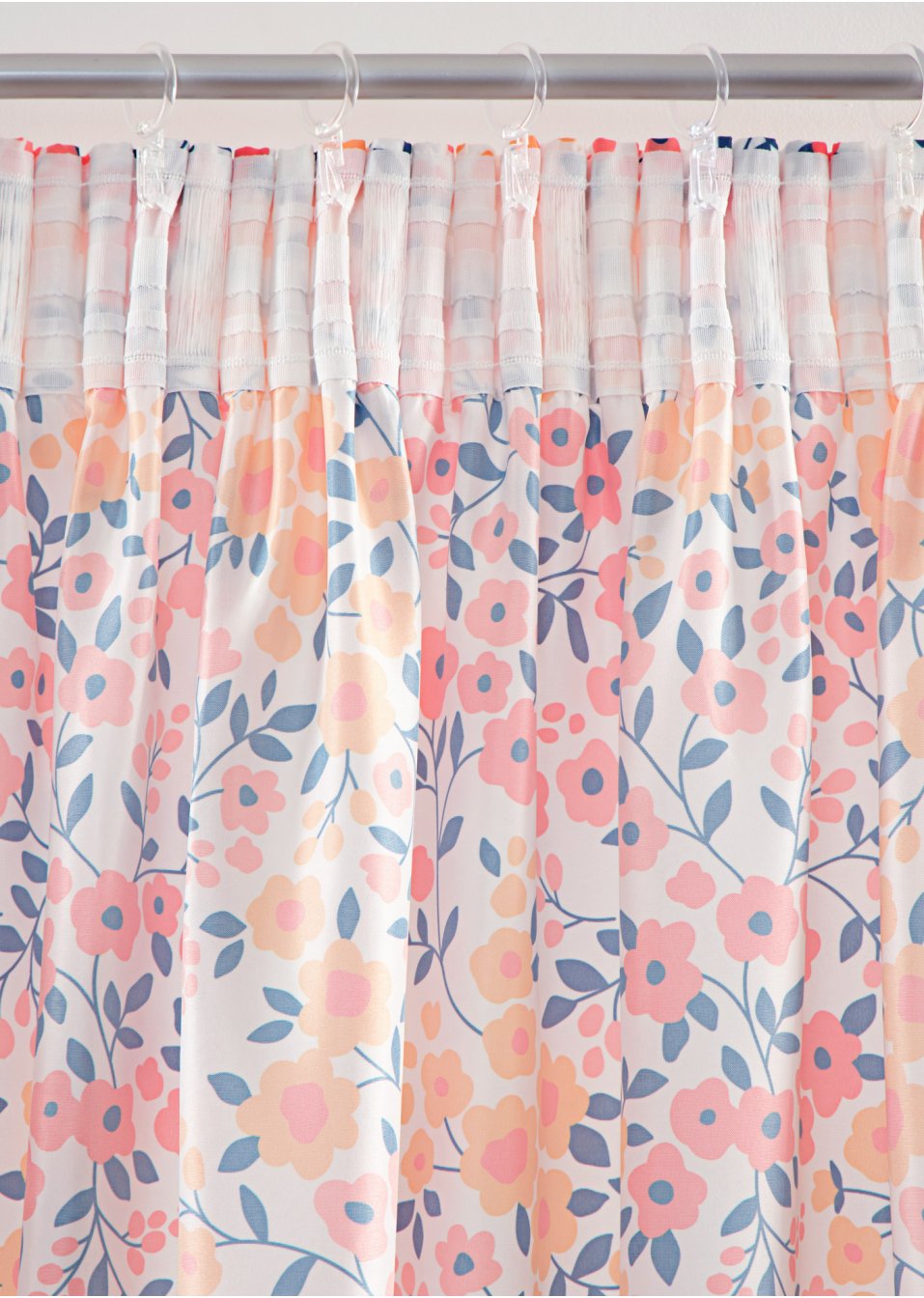 Panneau microfibre avec imprimé floral (1 pce.)