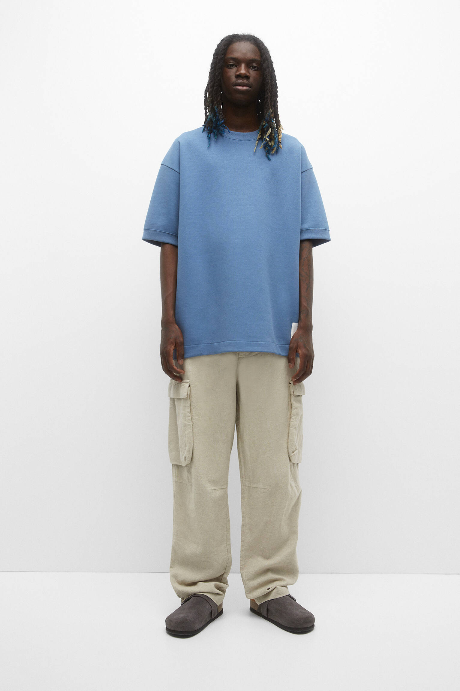 CALÇA CARGO - AREIA