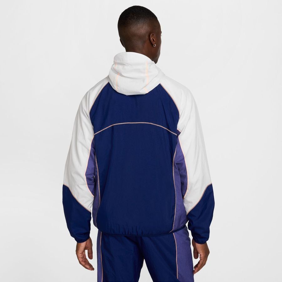 Nike Veste d'Entraînement Imperméable Strike   Woven - Bleu/Blanc/Dark Purple Orange