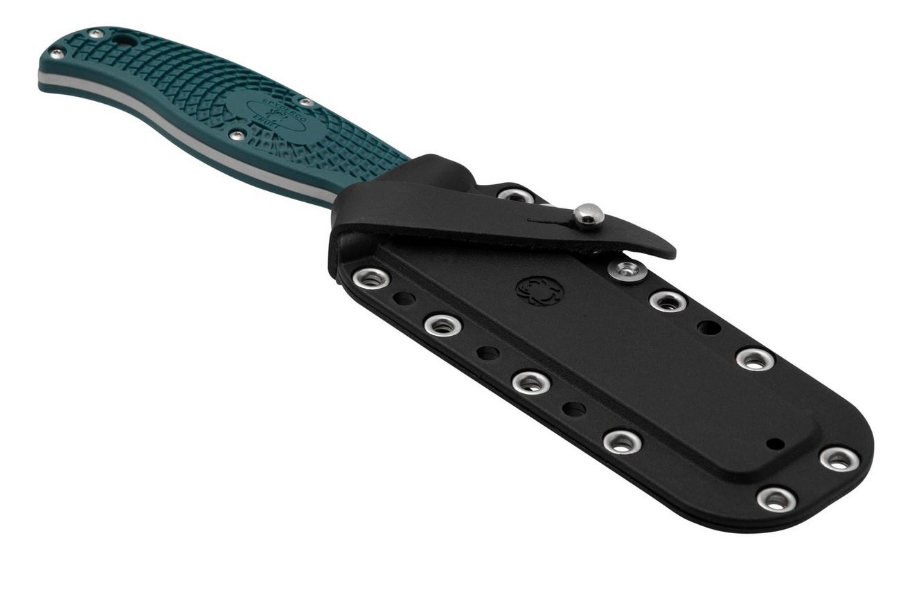 Spyderco Enuff 2 FB31PBL2 K390, Blue FRN, vaststaand mes