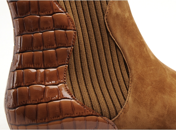 Mamzelle boots bottine plates femme imea marron