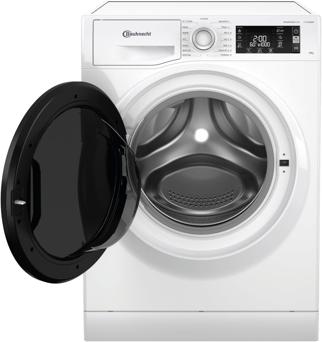 Bauknecht WM Elite 10 AA Waschmaschine Frontlader/ 10kg/ A-20% / Active Care Color+/ kraftvolle Fleckentfernung/Dampf Programme/Steam Hygiene Option/Steam Refresh/Stop&Add Funktion