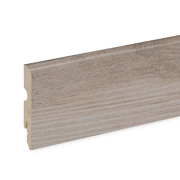 Plinthe MDF 220 x 8 cm Décor 60 naturel (vendue à la pièce)