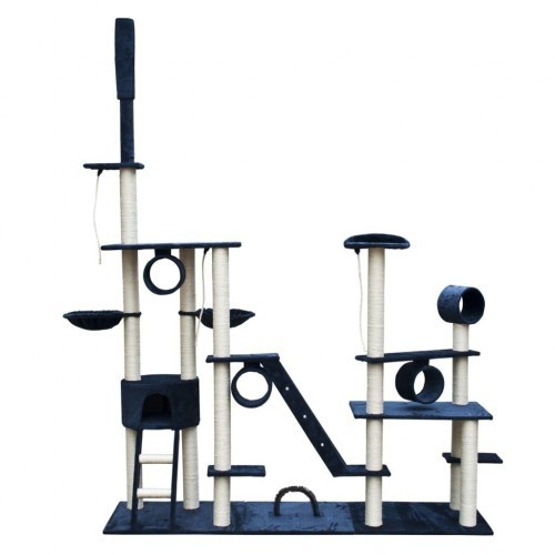 Arranhador de luxo para gatos, azul