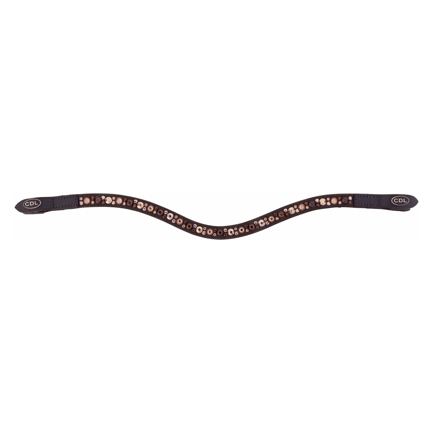 Cheval de Luxe Stirnband Sofia  - nougat - Warmblut