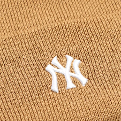 Bonnet New York Yankees Camel Blanc