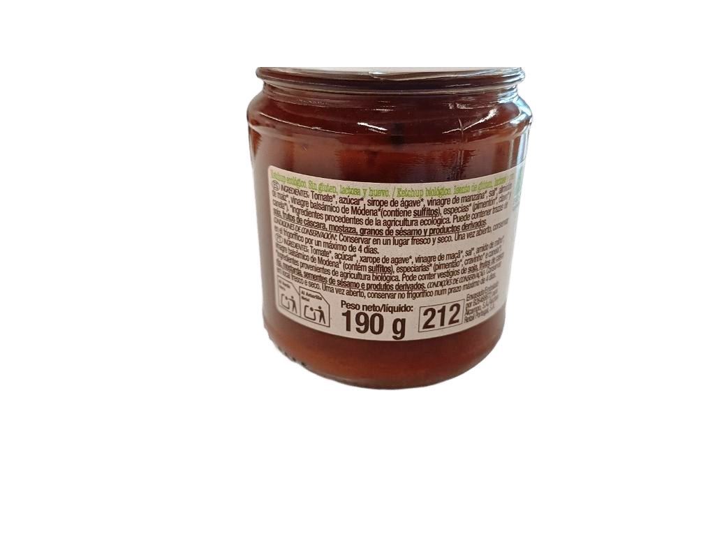 KETCHUP AUCHAN BIO FRASCO 190G