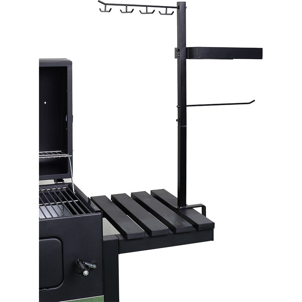 Tablette adaptable barbecue métal noir