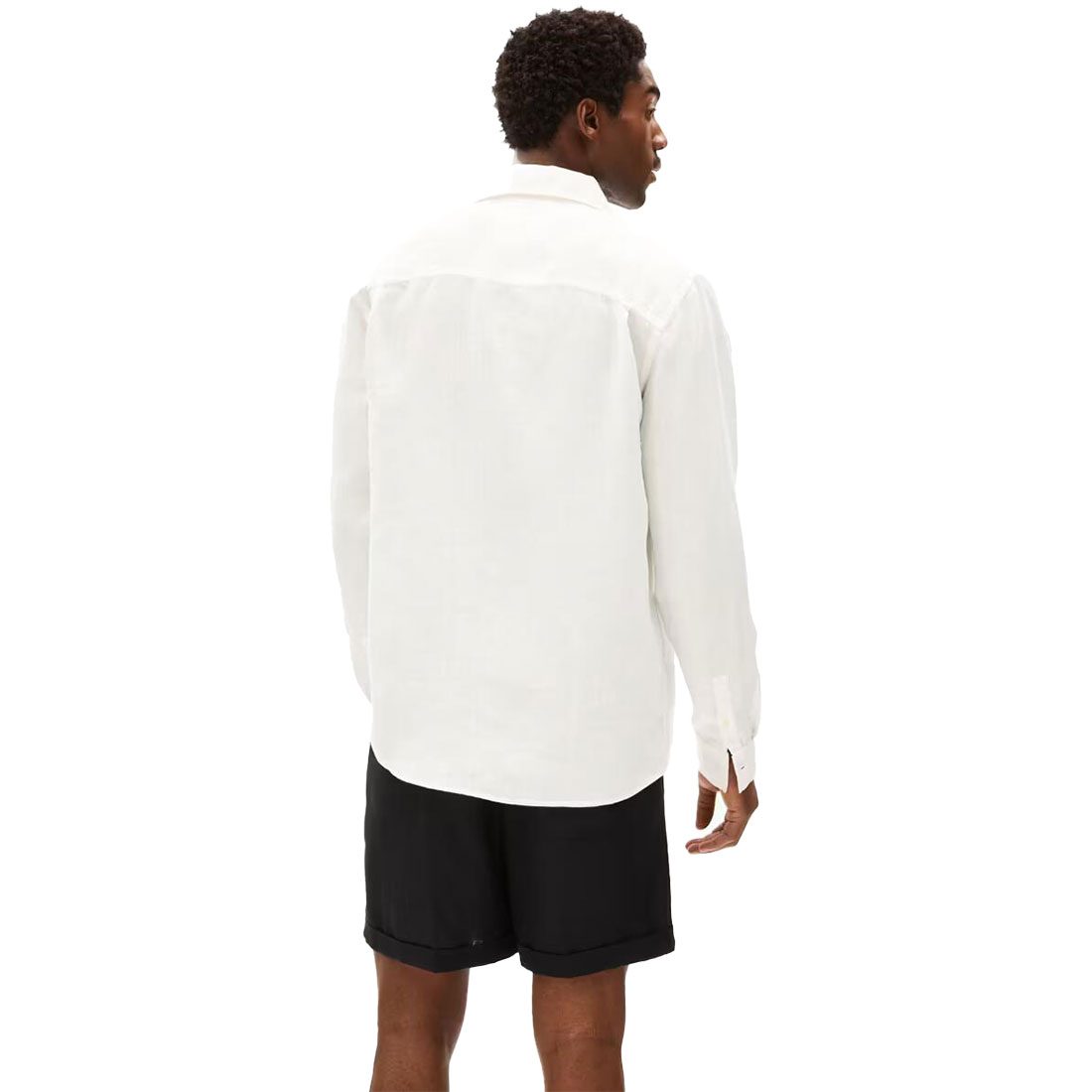 Armedangels Maalgaano Pure Lino Hemd Herren weiss