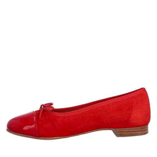 Billi Bi A6021 Ballerinasko, Red Patent/Suede, 37