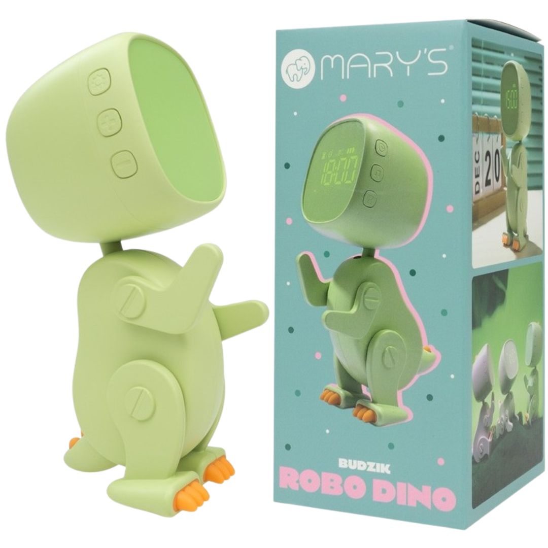Mary's wekker robot dino - groen